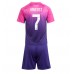 Maillot de foot Allemagne Kai Havertz #7 Extérieur vêtements enfant Europe 2024 Manches Courtes (+ pantalon court)